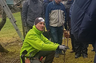 Kreuzer Matthias bei der Arbeit